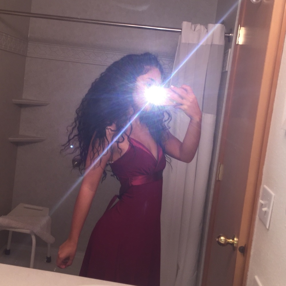 Wet seal Homecoming dress burgundy